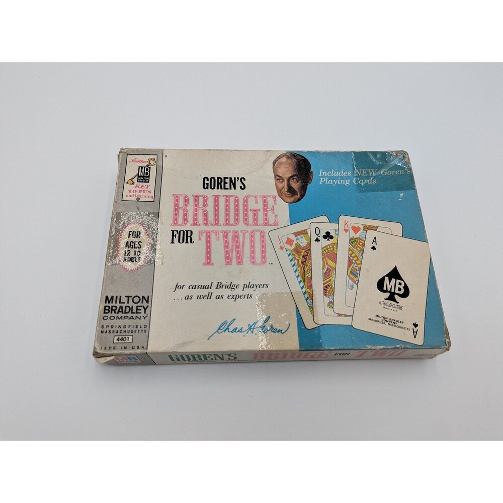 Vintage Milton Bradley Bridge game